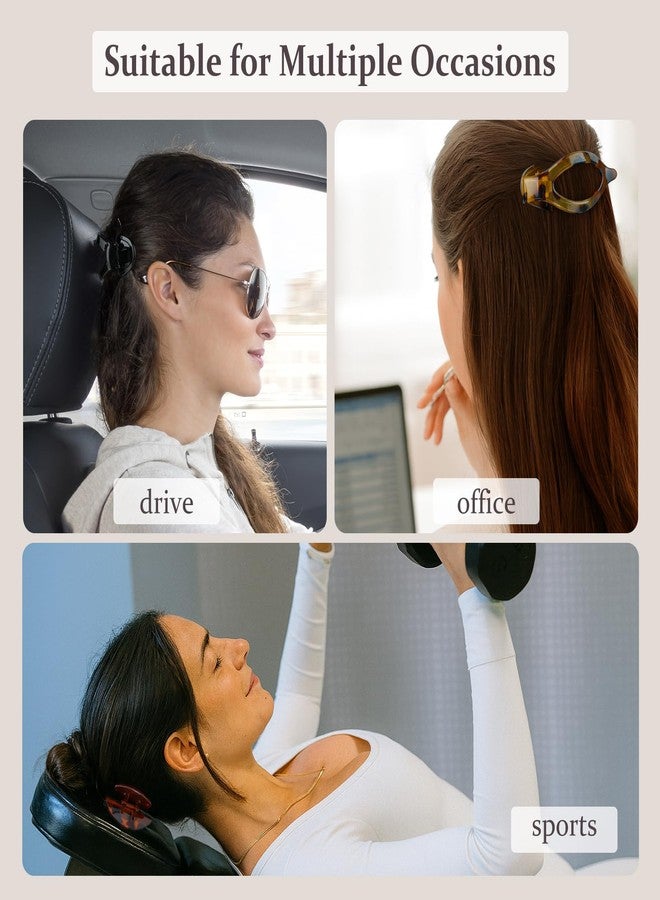 ZHENSILK 8PCS Flat Hair Clips for Women, NonSlip Flat Claw Clip for Thick and Thin Hair, 2 Styles Strong Grip Hair Clips Accessories for Daily Styling - Image 5